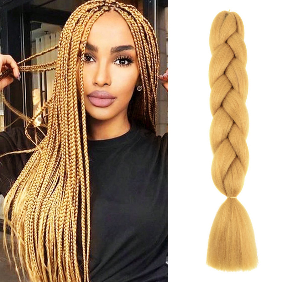 Trenzas Africanas Sintéticas de Fibra de Alta Temperatura para Crochet image 27