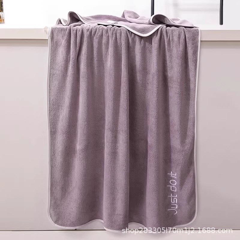 toalla de espesamiento sin cabello absorción de agua fácil de secar salón de belleza conjunto de toalla de baño pareja toalla de cabello seca de microfibra para el hogar