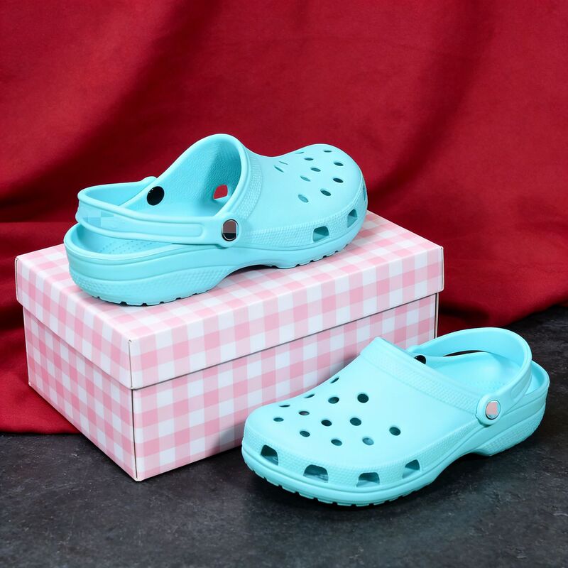 Celebrity Croc Shoes Women's Shoes Men's Shoes Classic Couple Beach Shoes Outdoor Sandals and Slippers Randomly Send Shoes Flower 10001