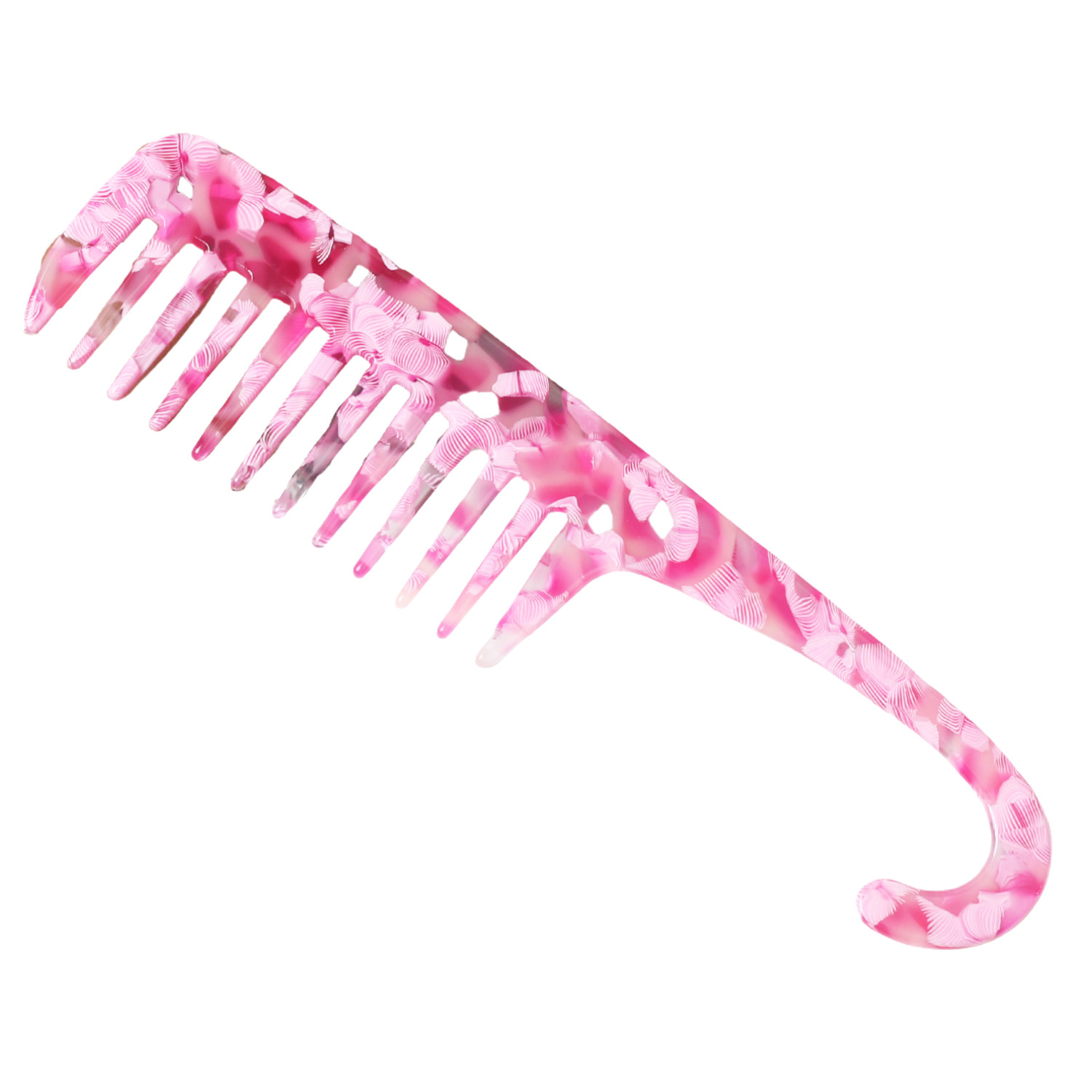 Pein acético coreano de mármol peinado de cabello de textura simple peinado antiestático peinado transfronterizo image 6