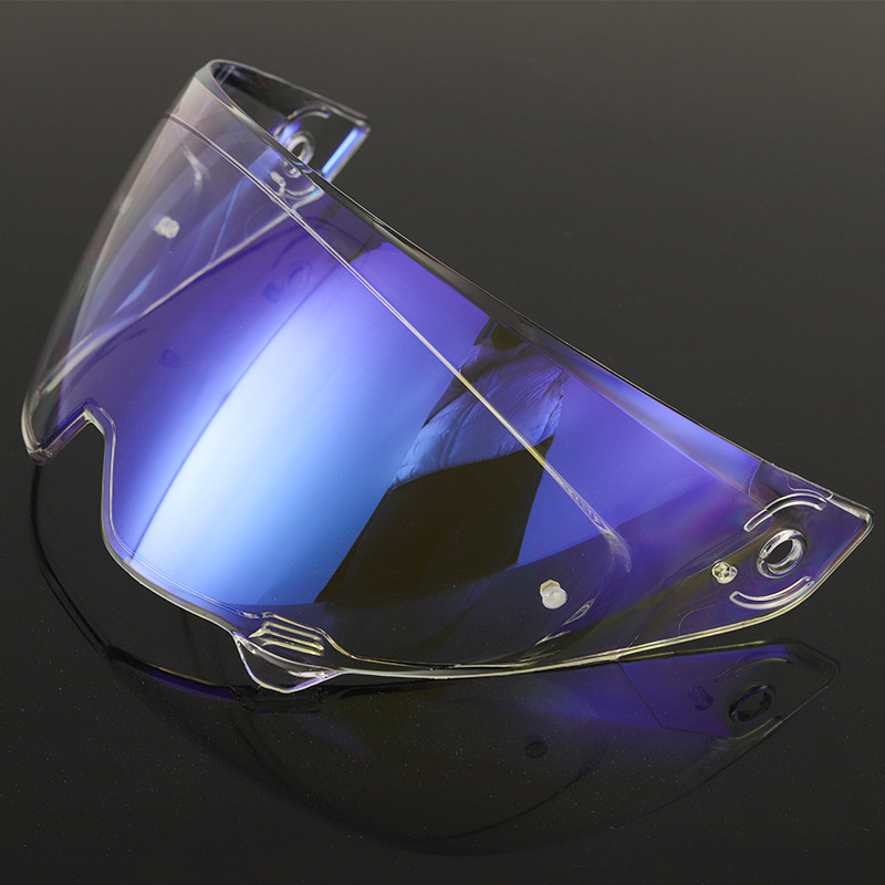 Motuoche – Motorcycle Helmet Dəbilqə (Kaska) aksesuarları - transparent-revo-blue