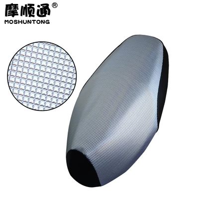 for Yamaha Motorcycle Qiaoge I125: Motorcycle cushion - silver-diamond-pattern-qiao-ge-i125