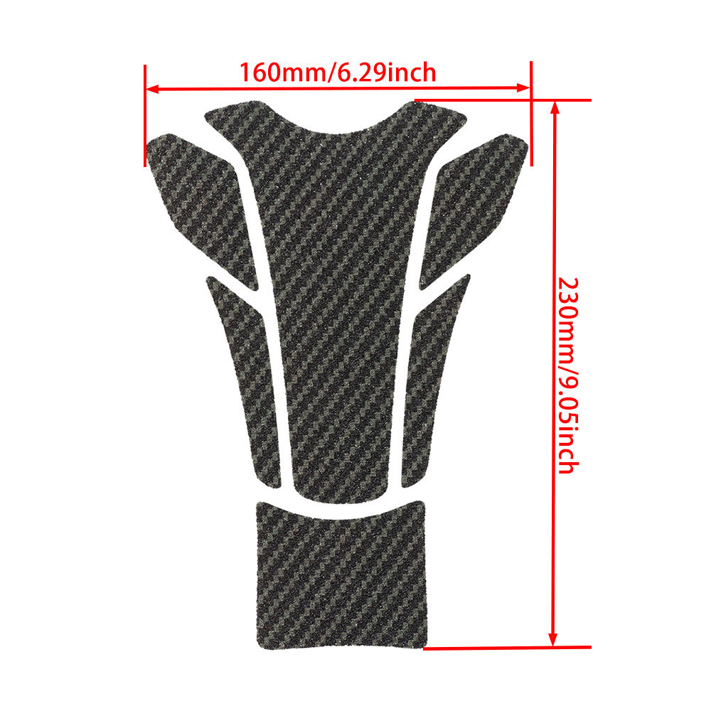 La pasta de hueso de pez tridimensional es adecuada para Honda Suzuki Yamaha Qianjiang etiqueta de tanque de combustible modificación de motocicleta calcomanía antiarañazos