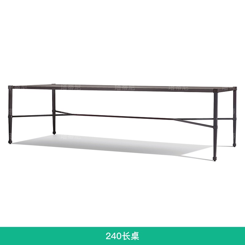 Mesa y silla al aire libre combinación de muebles de ocio modernos y minimalistas Villa patio jardín impermeable a prueba de agua y protección solar mesa y silla de aleación de aluminio image 12