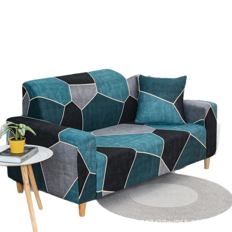 Combinación de seda de leche sofá cubierta elástica todo incluido toalla de sofá antideslizante cubierta de tela combinada cubierta de sofá simple al por mayor