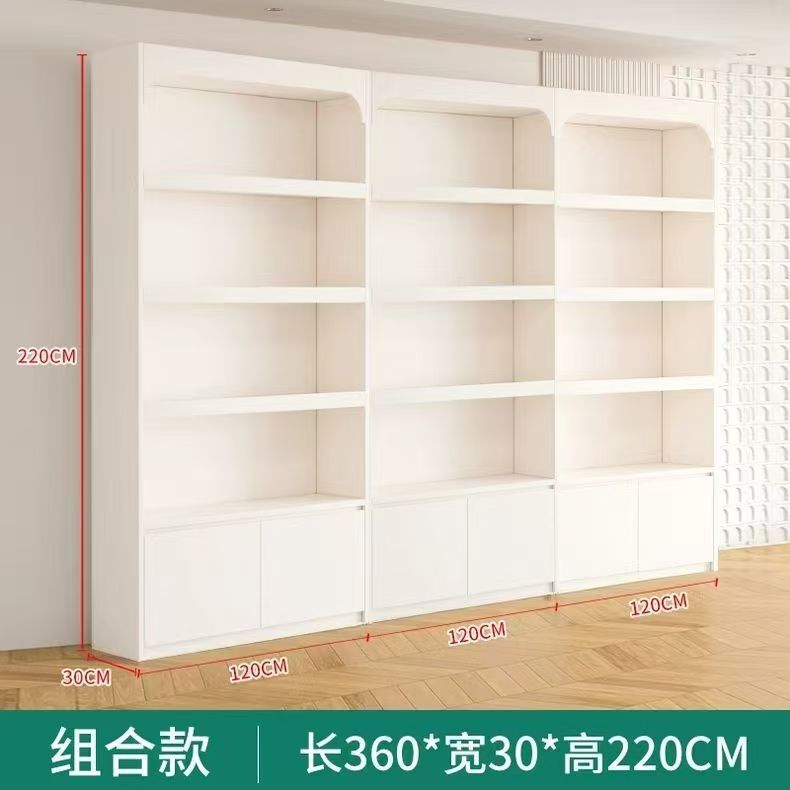 展示柜产品化妆品货架样品美容院置物架美甲多层玻璃门陈列柜子|undefined