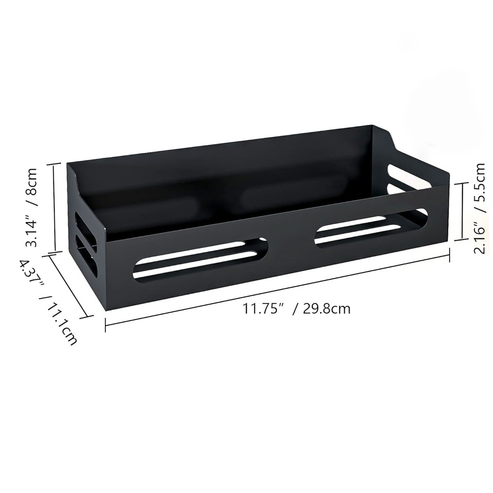 Lado del refrigerador rack de almacenamiento magnético suministros de cocina rack de almacenamiento magnético horno de microondas estante lateral sin perforar