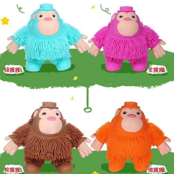 Shiny wooly orangutan