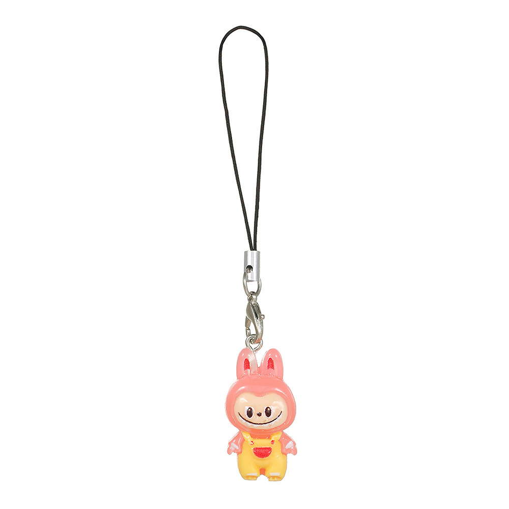 Labubu 漫画携帯電話チェーン diy 携帯電話ケースチェーンかわいいヘッドフォンケースぶら下げチェーンカップル親友小さなストラップチェーン