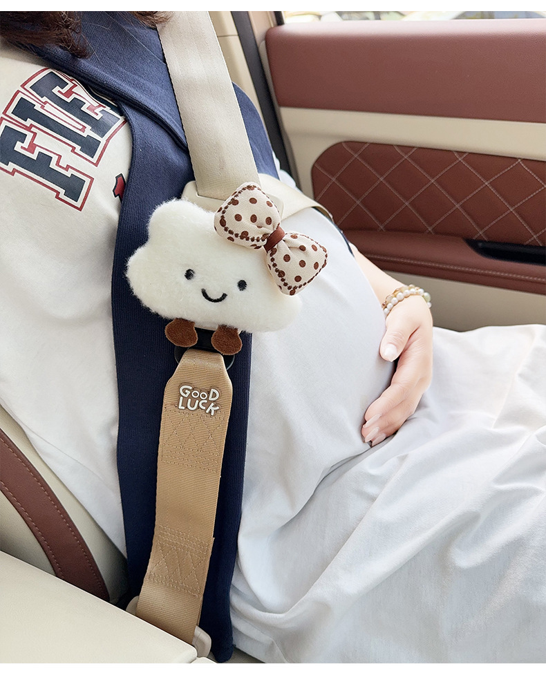 Car Seat Belt for Pregnant Women, Anti-Belly Restraint, Car Belly Support, Extended Pregnancy Special Safety Belt Holder for Girls
