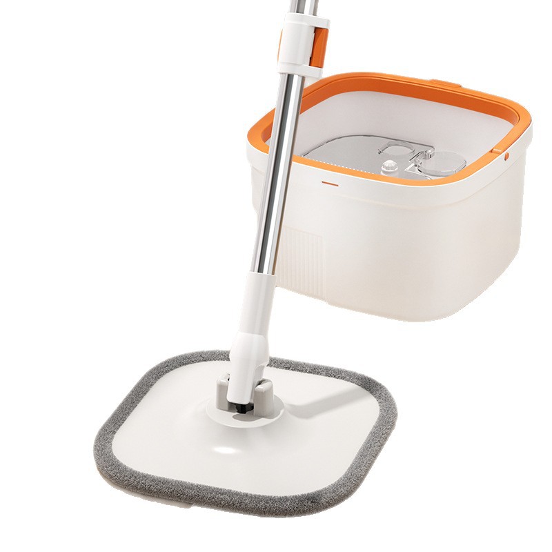 Nuevo conjunto de barril de trapador de doble uso sin lavado a mano rotativo para limpiar la suciedad y la separación de la pereza limpia artefacto mágico