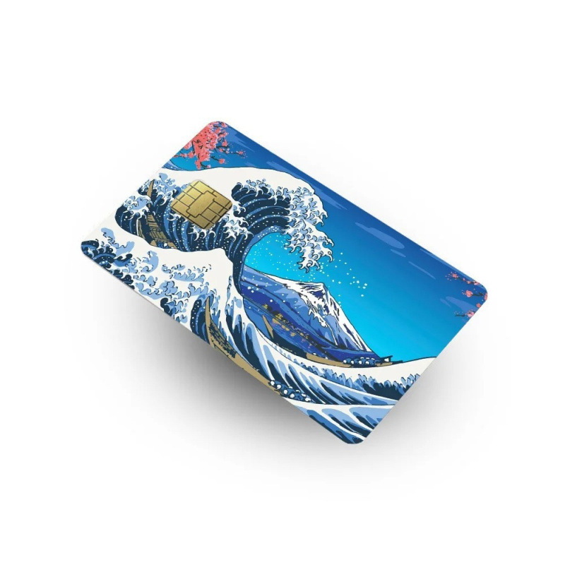 Calcomanía Impermeable para Tarjetas Bancarias de PVC Impermeable y Antideslizante para Tarjetas Bancarias