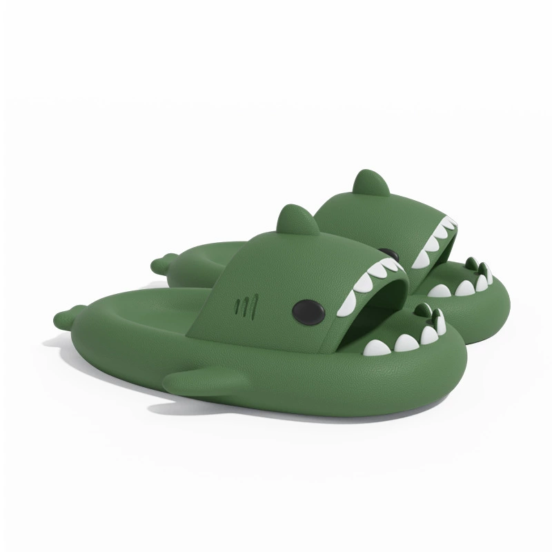 Летние шлепанцы Shark — второе поколение противоскользящей платформы, размеры для детей и взрослых