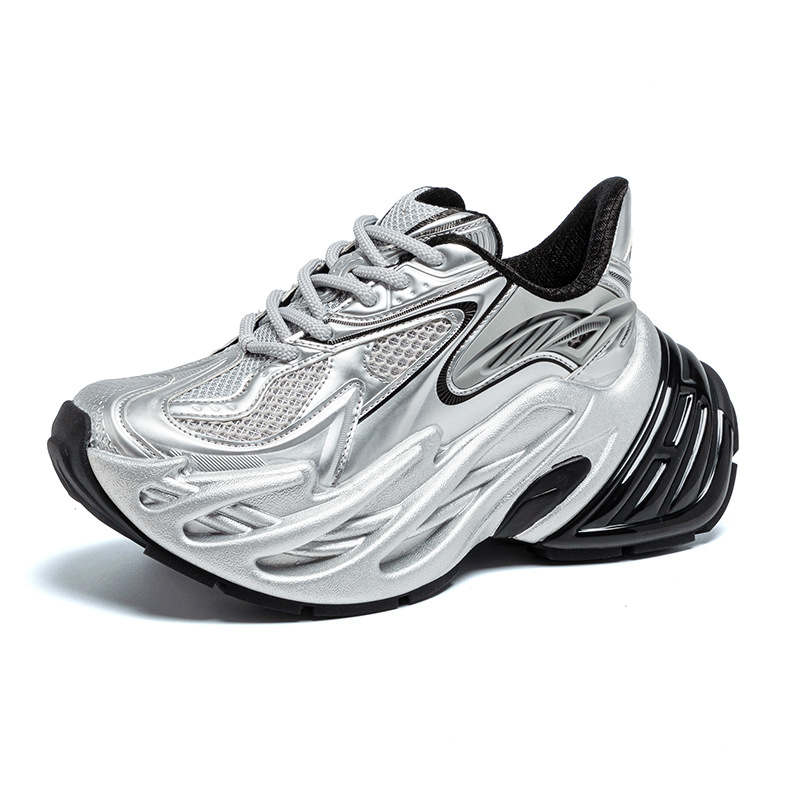 Dad Shoes for Men and Women, Couple Style, Thick-Soled, Retro, Trendy, Breathable Mesh, Height-Increasing, Versatile Sports Casual Shoes