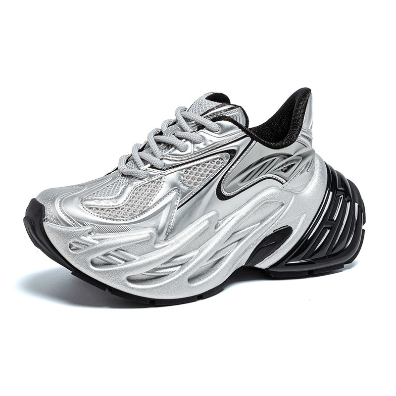 Dad Shoes for Men and Women, Couple Style, Thick-Soled, Retro, Trendy, Breathable Mesh, Height-Increasing, Versatile Sports Casual Shoes