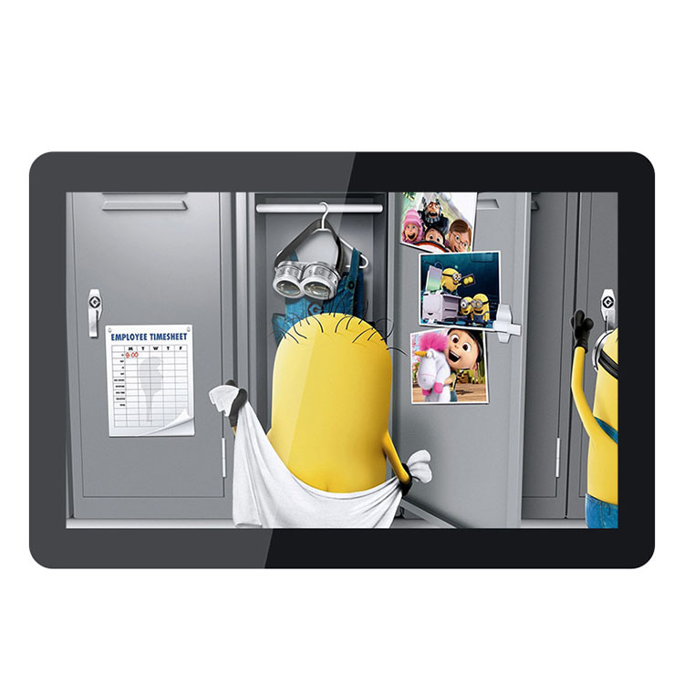15.6/19/22寸电子班牌触摸一体机定制智慧考勤打卡机门禁一体机
