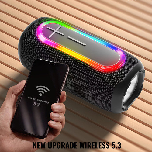 Cross-border foreign trade new product P60 wireless Bluetooth speaker Pulse flashing light portable portable high-volume radio