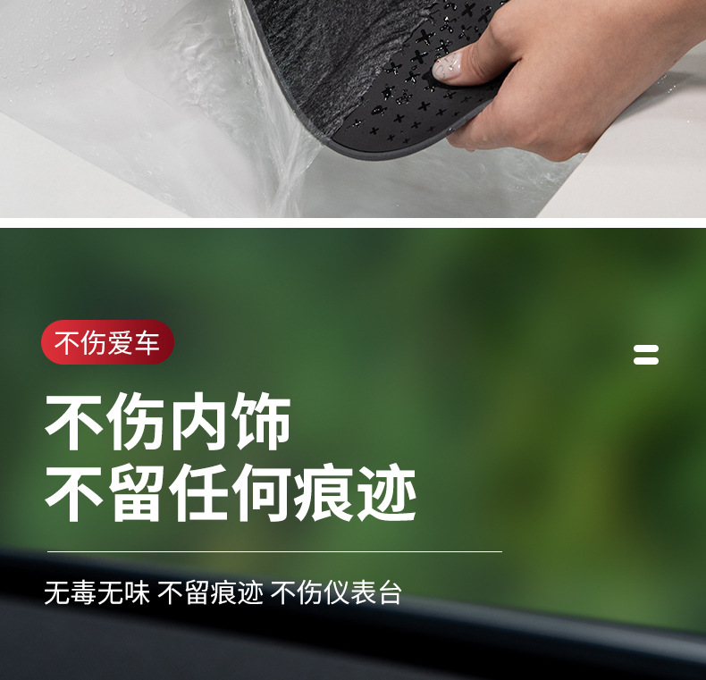 Factory non-slip high temperature resistant car anti-slip mat multifunctional car mobile phone anti-slip mat PVC instrument panel storage mat