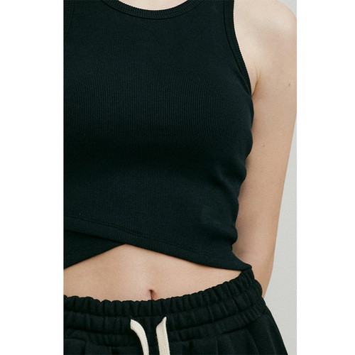  Yoga Wear Vest for Women | Outdoor Sports & Fitness Top | Cross-Panel Design | Fashionable Instagram-Inspired Sleeveless Running Vest