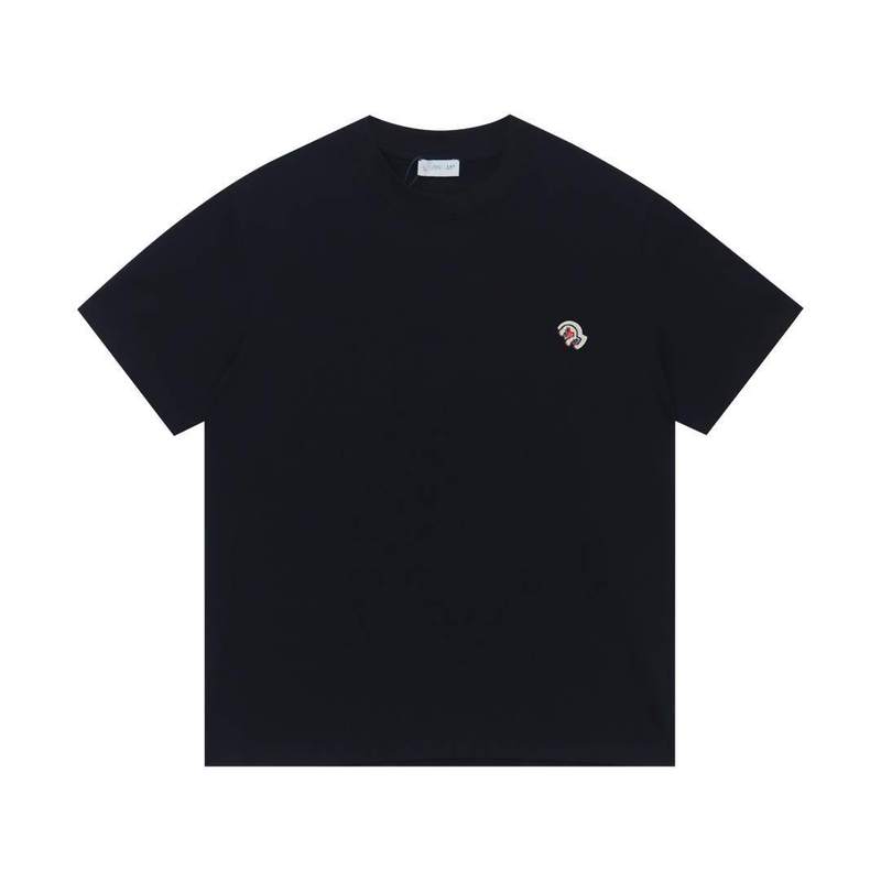 正しい版. 高バージョン. M蒙家25新型ロゴプリント小標刺繍ゆるい半袖tシャツ男女同金|undefined