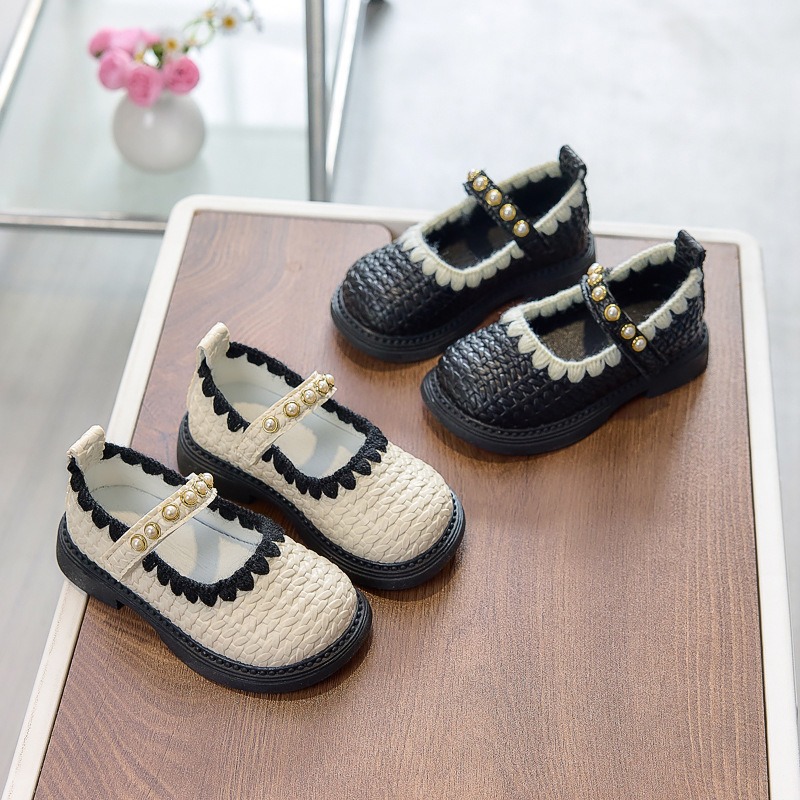 Zapatos de niñas princesa zapatos de cuero 2026 primavera de moda con suela suave para niños pequeños y medianos niñas jardín de infantes zapatos de espectáculo para bebés image 2