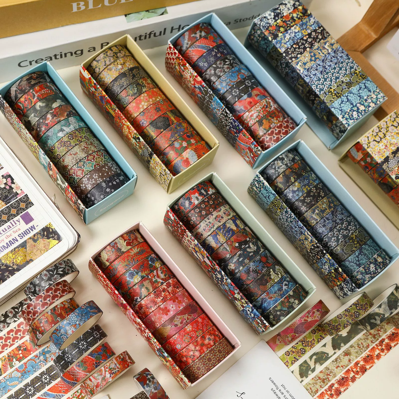 SDRT241030 Укиё-э и бумажная лента серии и бумажная лента наборы для трансграничных продуктов