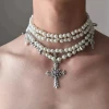 7#【Pearl Cross Chain】X3880