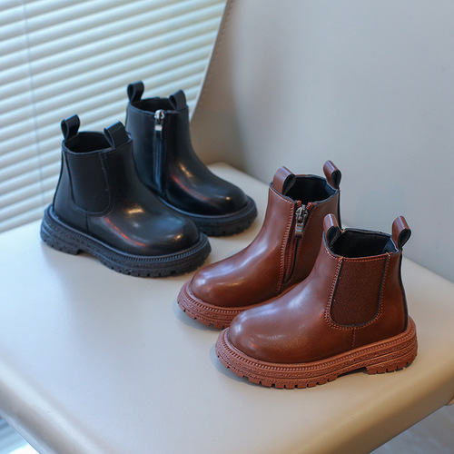 Children's Martin Boots English Style Boots Autumn New Girls' Boots Boys' Casual Single Boots