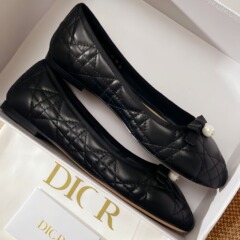 羊皮版~精緻蝴蝶結珍珠淺口真皮芭蕾舞單鞋女春秋平底鞋瑪麗珍鞋