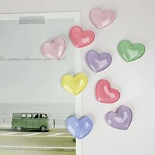 夏季新款闪粉彩色爱心树脂配件DIY饰品发夹装饰配件鞋扣装饰材料