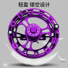 全包围风火轮谷麦轮防炸线手拨轮鱼线轮超轻金属杯带泄力有声音轮