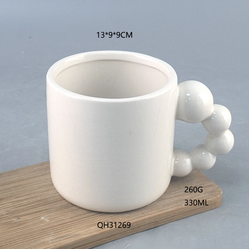 Taza de calabaza creativa cuidadosamente seleccionada Taza de cerámica Taza de café de pareja de contraste de color nórdico Taza de leche pequeña y linda