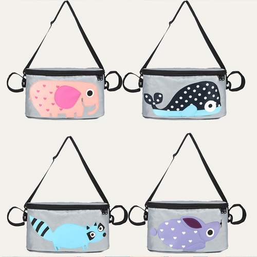 Baby stroller accessory bag, multi-functional mother's bag for outdoor use, electric bike storage bag, item basket