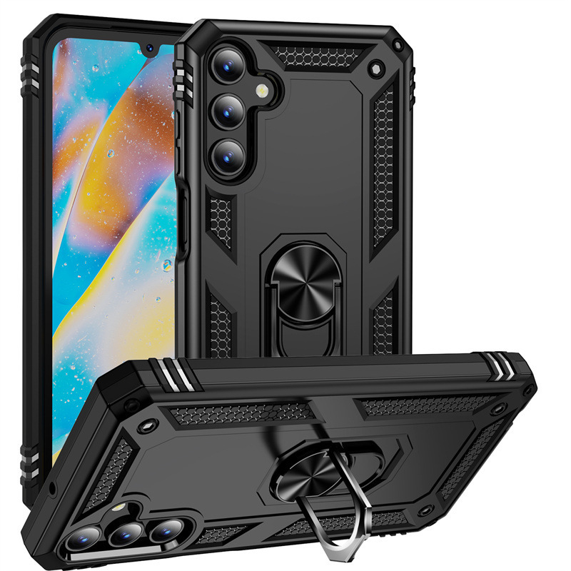 Suitable for Samsung A17 Military Armor Phone Case A07 Full Cover A56 Stand A36/A26 Anti-Drop A16 Case A55