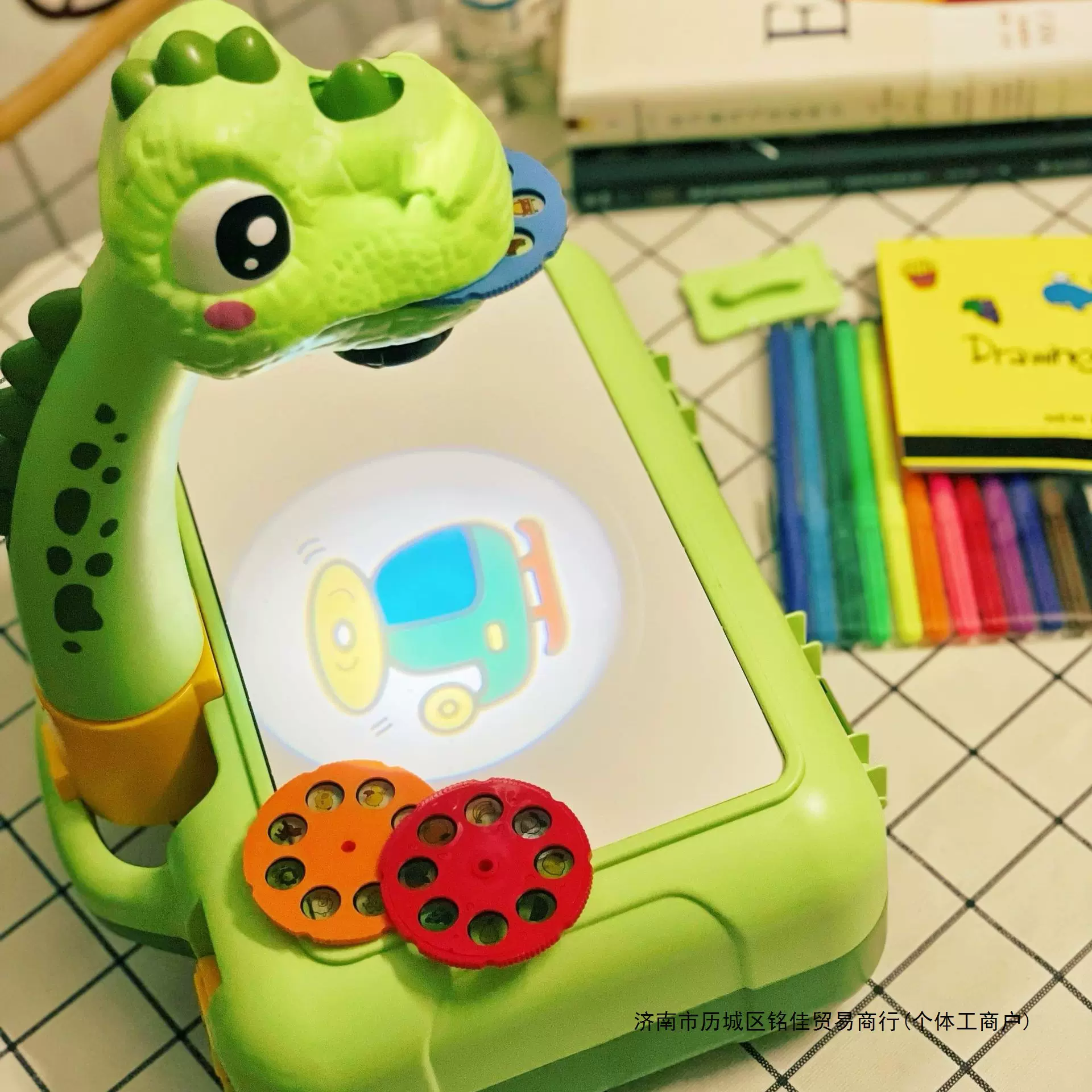 儿童早教投影画板多功能投影仪学习绘画桌男女孩涂鸦玩具批发