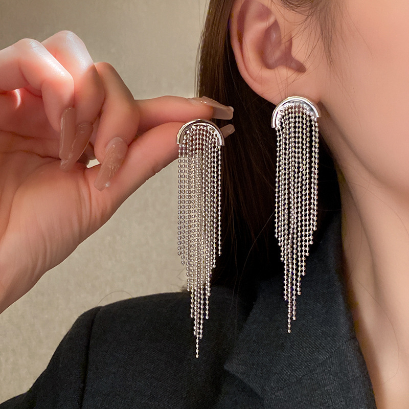 Alloy Material 1 Pair Retro Simple Style Geometric Plating Alloy Drop Earrings