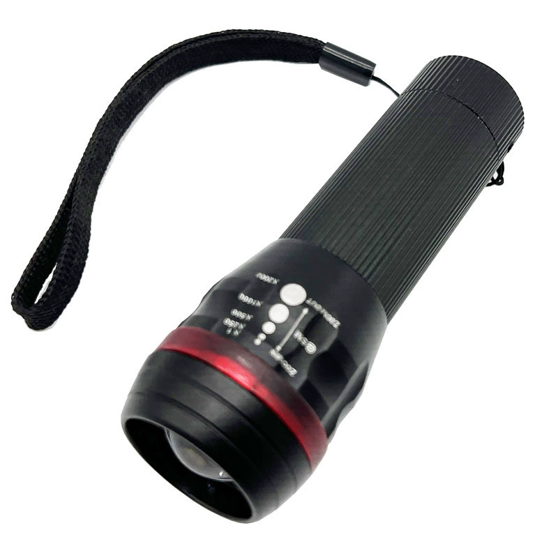 Трансграничные горячие продажи удобный дальний свет ABS сильный свет сухая батарея фонарик на открытом воздухе мини-светодиодный многофункциональный зум фонарик