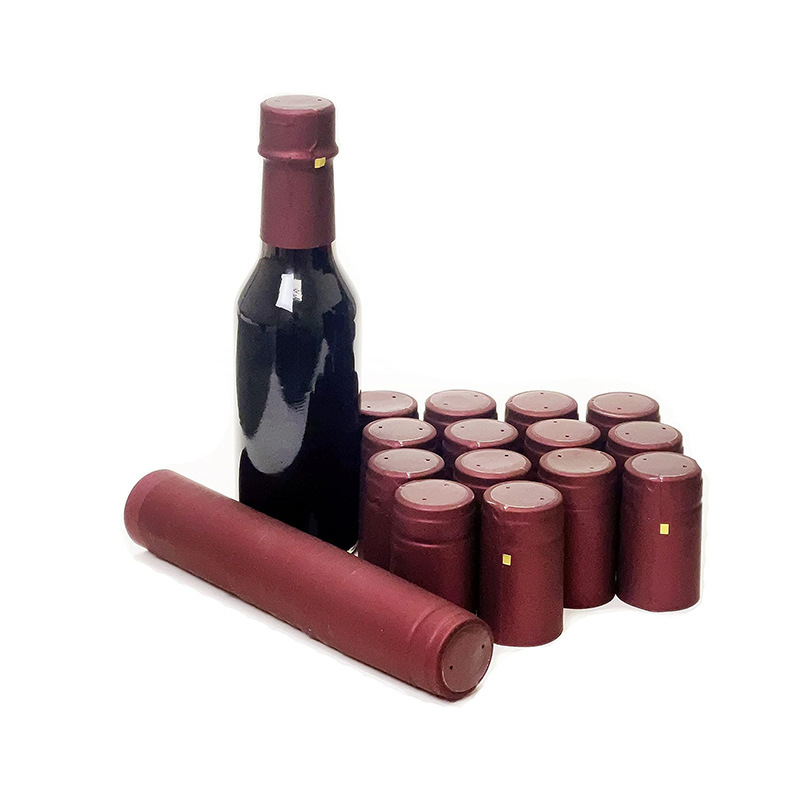 工厂批发PVC收缩瓶盖热收缩防窃扭塞酒瓶盖封口