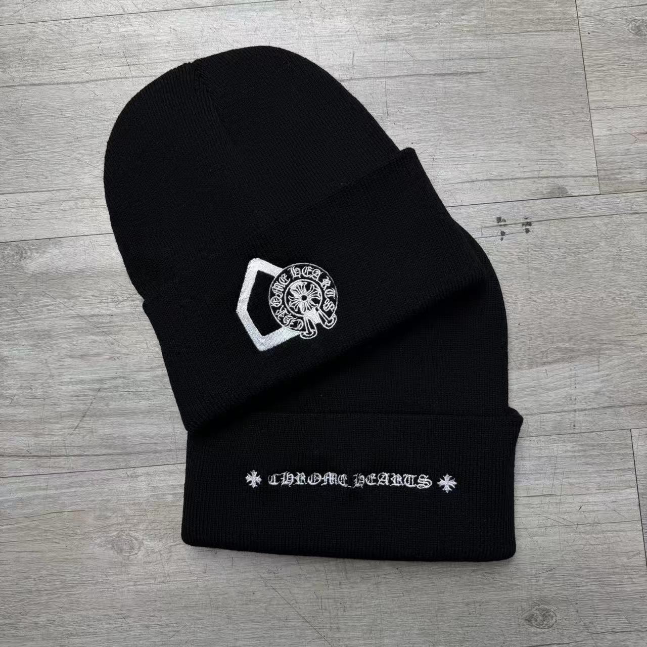 Chrome Hearts Horseshoe Beanie Black