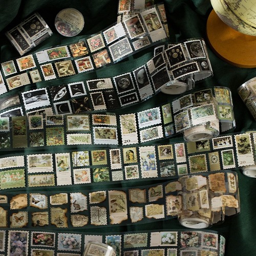 Yuxian2 Tape Memories Series Hot Stamp Stamp Decoration Materials Cycle Sticker 6 Choices