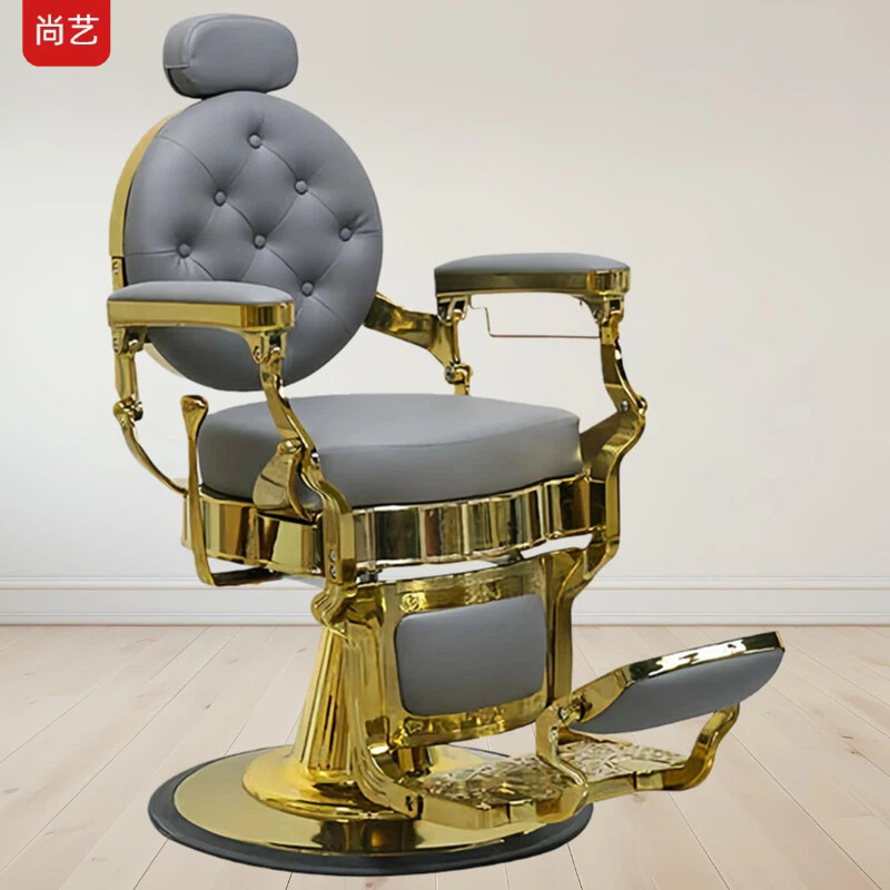 Transfronterizos para silla de barbero retro, silla de barbero para hombres, silla de cabeza de aceite, silla de barbero para afeitar image 29