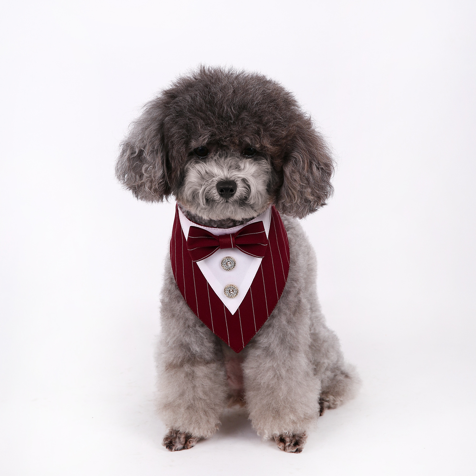 Navidad Año Nuevo Spot transfronterizo boda británica trajes toallas para mascotas bufandas perros velcro toallas para mascotas triángulos