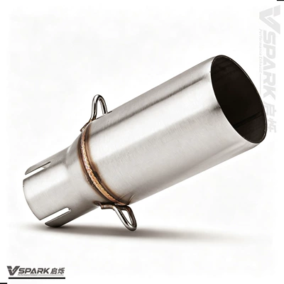 section, ensuring a seamless installation — Motorcycle exhaust pipe
