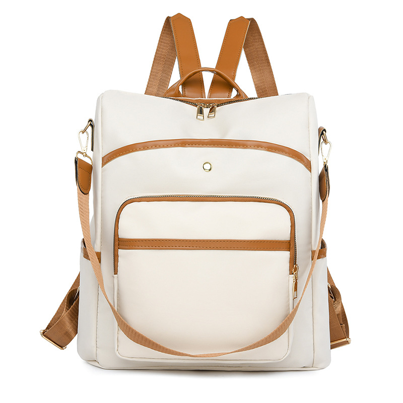 Venta al por mayor transfronteriza 2024 primavera nuevo estilo casual damas Oxford mochila de computadora de gran capacidad de color de contraste de moda