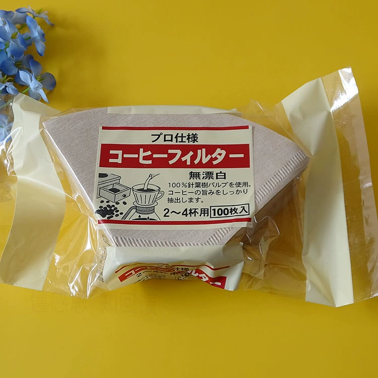 Конус кофе бумажный фильтр 100 штук Веерообразный капельный фильтр кофейник фильтровальная бумага 102 ручной фильтр чашки В60 кофе бумажный фильтр