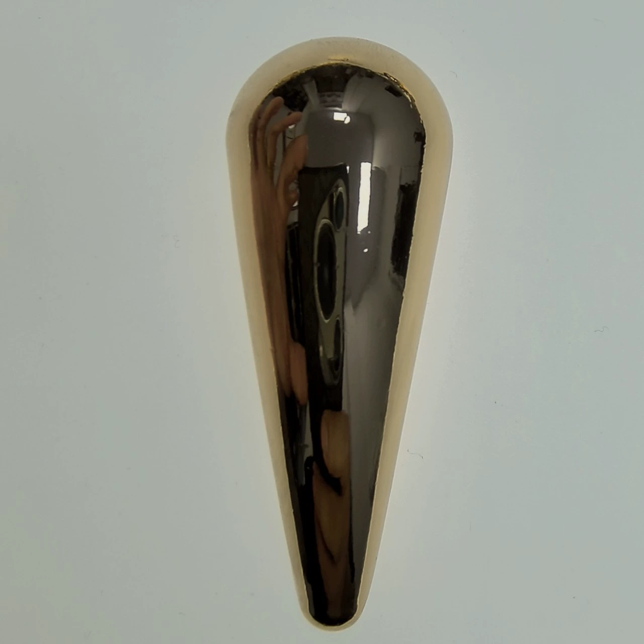 Европейское и американское преувеличенное легкое роскошное металлическое геометрическое глянцевое большое кольцо в форме капли воды, простой темперамент, модный универсальный купальник, пряжка на груди