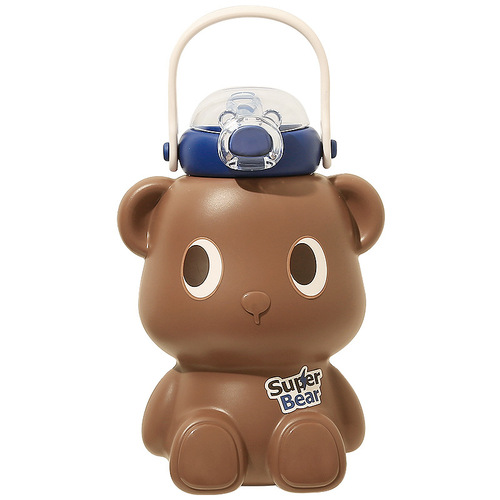 Small Tea Diary Bear 316 Stainless Steel Insulated Cup, High-Quality Anti-Fall Water Bottle, Outdoor Portable Cup, Wholesale