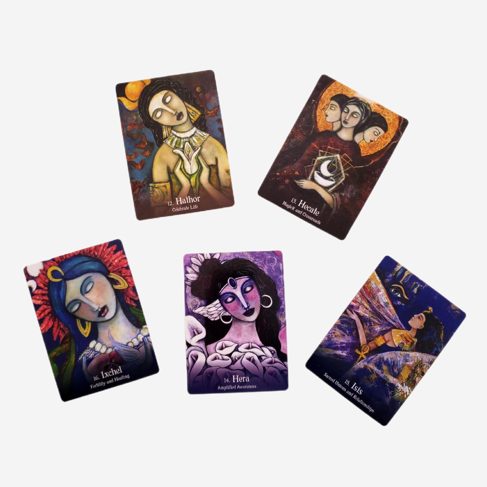 2023 Neues Orakelkartenspiel „Heilige Mutter & Göttinnen“_voghion.com