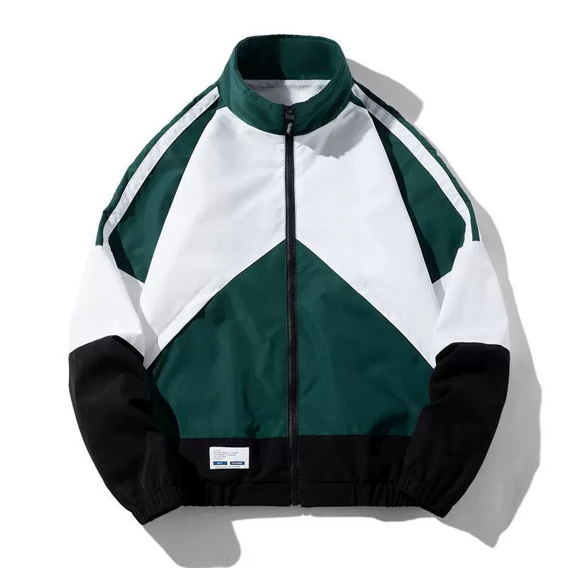 Мужская кожаная куртка весна–осень с воздухопроницаемостью, slim fit, лёгкая повседневная ветровка