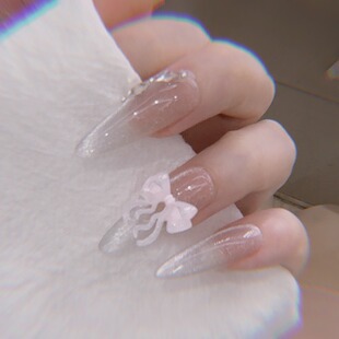 Factory Direct Sales Ice-Clear Bowknot Luminous DIY Hair Accessories Mobile Phone Case Nail Art Accessories Resin Accessories